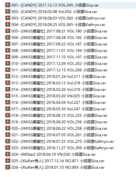 嫩模 小狐狸Sica 高清2套视频+30套写真，大小4.82G-孔雀海|爱合集