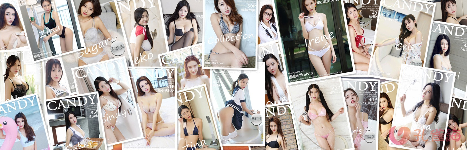 [合集]秀人旗下《网红馆》（糖果画报）全套2016年至2021年写真合集001-085(随官方更新) - 孔雀海|珍藏合集-孔雀海|珍藏合集